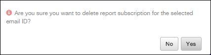 Delete Report Subscription