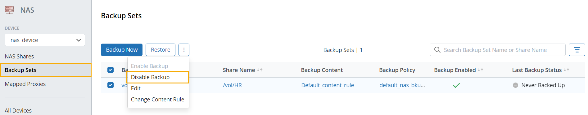 Disable Backup - Backup Sets page.png